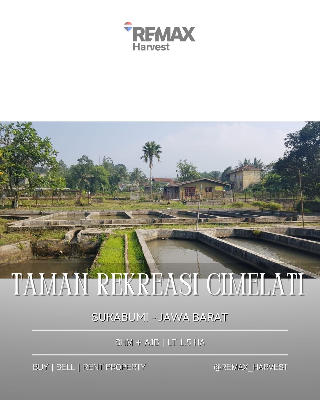 Tanah Kosong Taman Rekreasi Cimelati Sukabumi